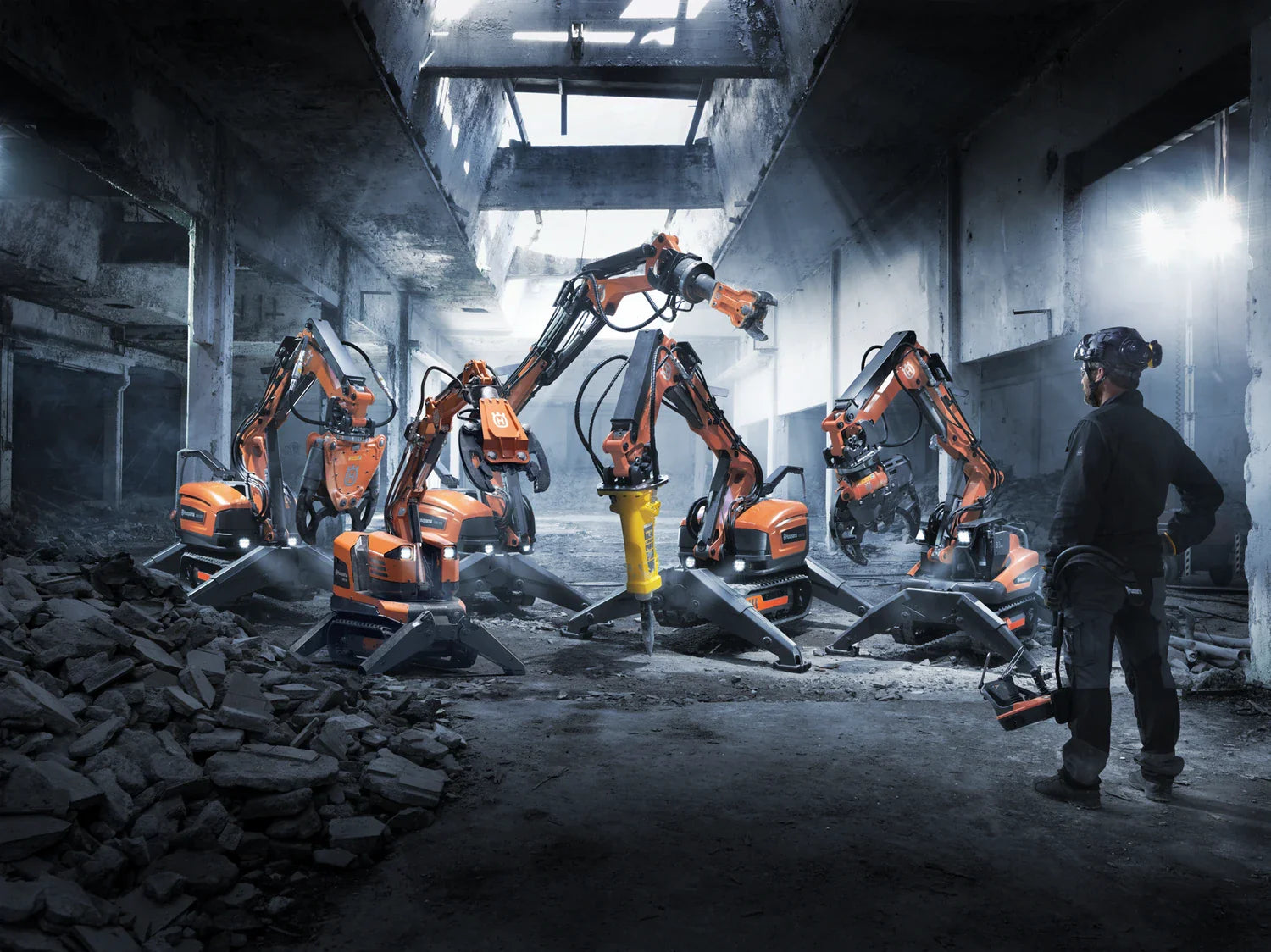 Husqvarna Demolition Robots | Concrete Tools Direct