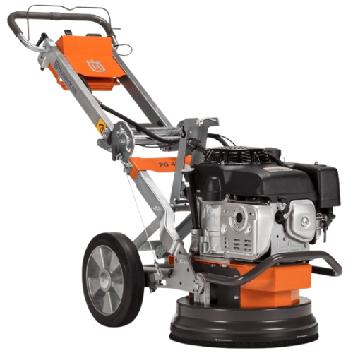 Husqvarna Single Disc Floor Grinders – Husqvarna PG 400 Gas single-disc floor grinder for concrete surface preparation and grinding