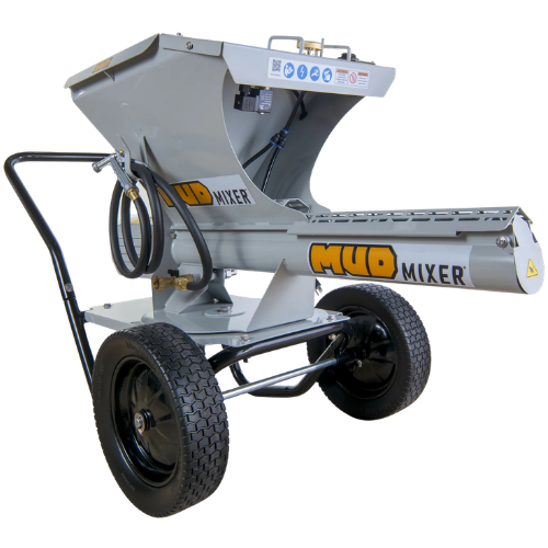 Portable Concrete Mixers – MudMixer Evolution portable concrete mixer for efficient on-site mixing and continuous material output