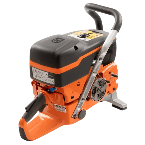 Power Cutters for Rail Cutting – Husqvarna K1270 rail saw gas powerhead for cutting steel rails and heavy-duty metal applications