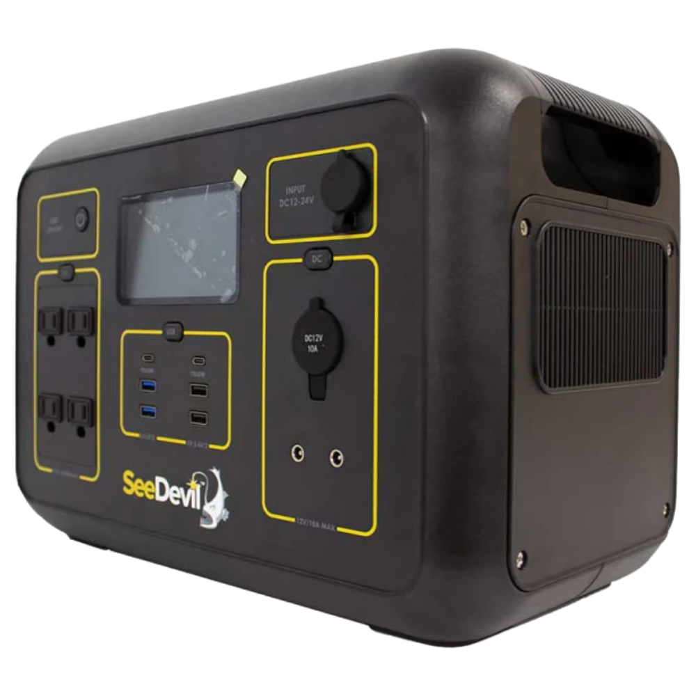 Power Packs for Concrete Contractors | SEEDEVIL 1200W PORTABLE POWER STATION | 1132WH