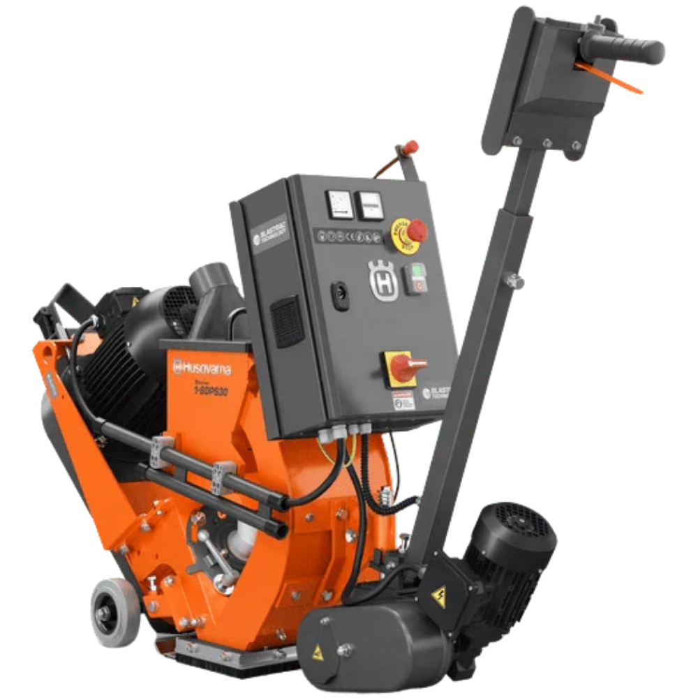 Shot Blasters for Concrete Contractors | HUSQVARNA BLASTRAC 1-8DPS30 | SHOT BLASTER