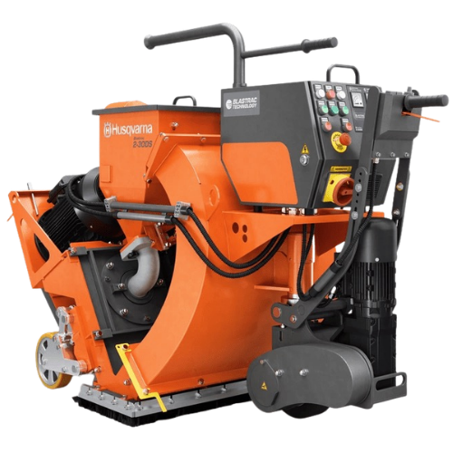 Steel Shot Blaster Machines for Concrete Surface Prep – Husqvarna Blastrac 2-30DS steel shot blaster for large-scale concrete surface preparation and coating removal