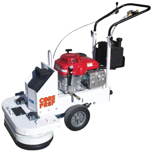 Surface Prep and Treatment for Concrete Contractors – Core Prep CPG200 10 inch and 12 inch dual-head gasoline floor grinder for concrete surface preparation and coating removal