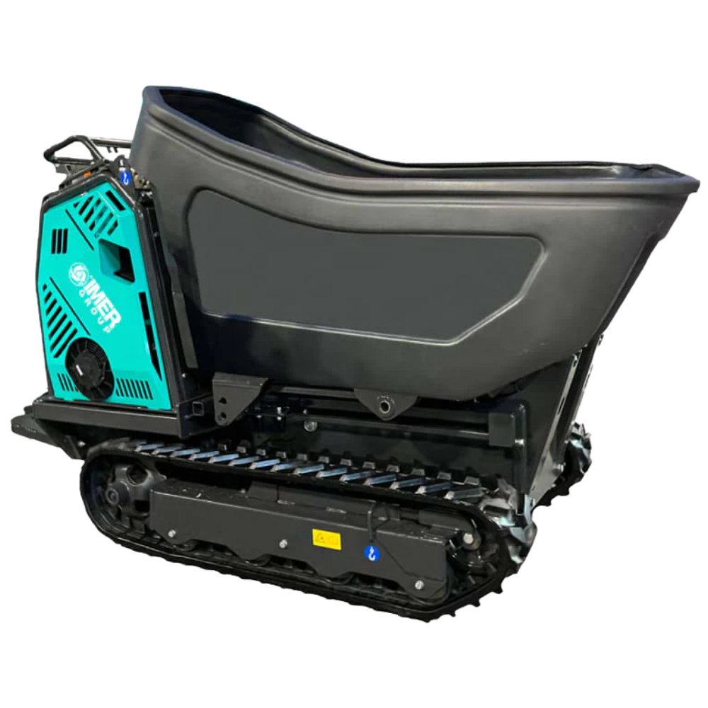 Tracked Dumpers for Concrete Contractors | TRACKER 1624 | 16 CU. FT. SWIVEL DUMP | POLY BUCKET | TRACKED CONCRETE BUGGY