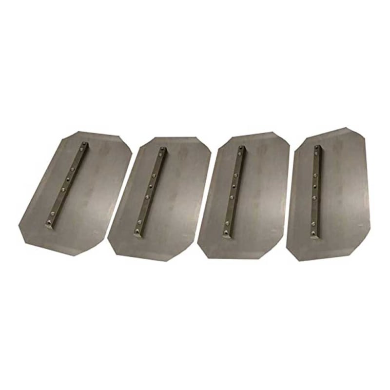 Brave Combo Trowel Blade Set 36 In Pack Of 4 8 In X 14 In