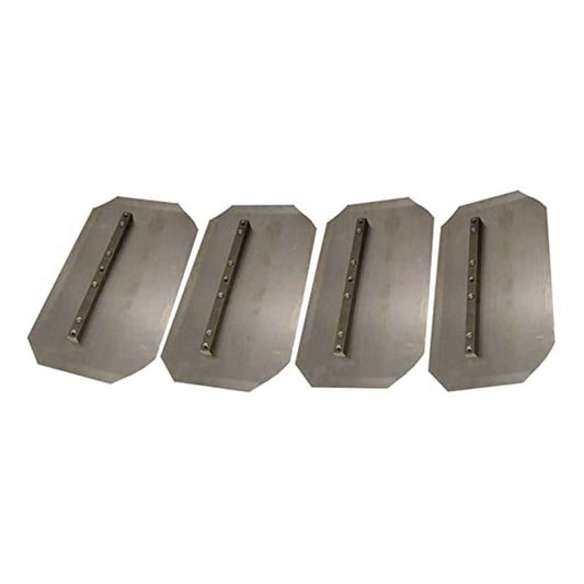Brave Combo Trowel Blade Set 36 In Pack Of 4 8 In X 14 In