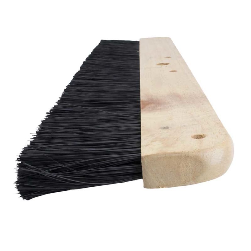 Wood Backed Concrete Broom 48 In Poly Bristleswood Backed Concrete Broom 48 In Poly Bristles