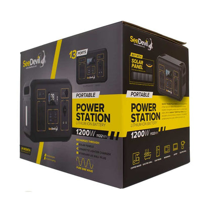 Seedevil 1200W Portable Power Station 1132Wh