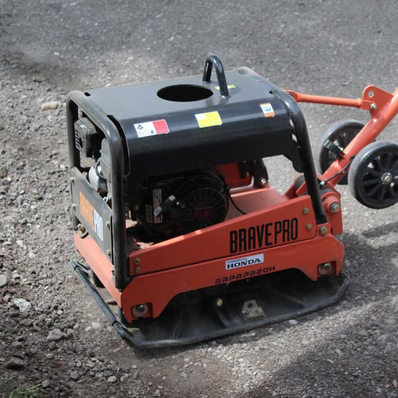 Brave Reversible Plate Compactor 20 In Wheel Kit Honda Gx200