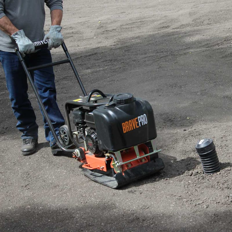Brave Forward Plate Compactor 16 In Tank And Wheel Kit Honda Gx160