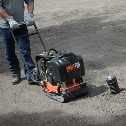 Brave Forward Plate Compactor 16 In Tank And Wheel Kit Honda Gx160