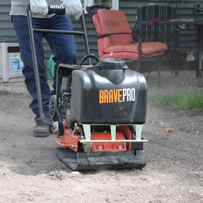 Brave Forward Plate Compactor 16 In Tank And Wheel Kit Honda Gx160