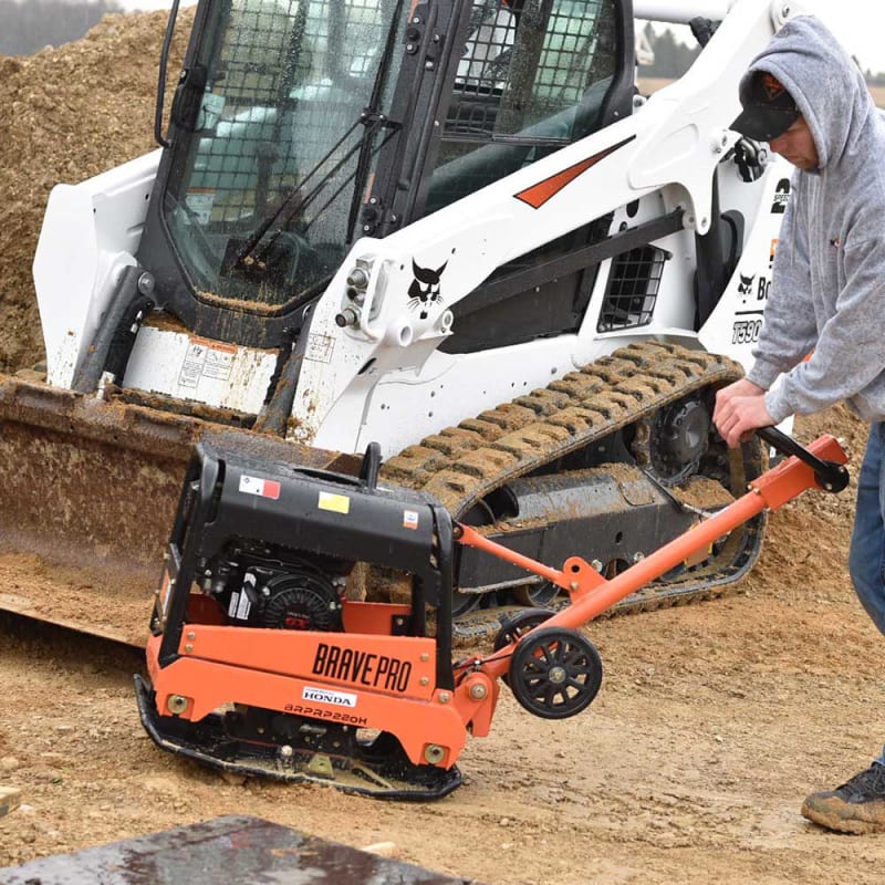Brave Reversible Plate Compactor 20 In Wheel Kit Honda Gx200