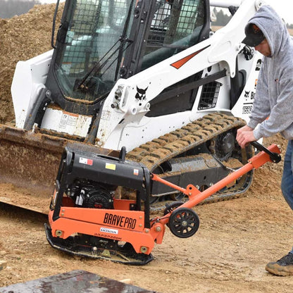 Brave Reversible Plate Compactor 20 In Wheel Kit Honda Gx200