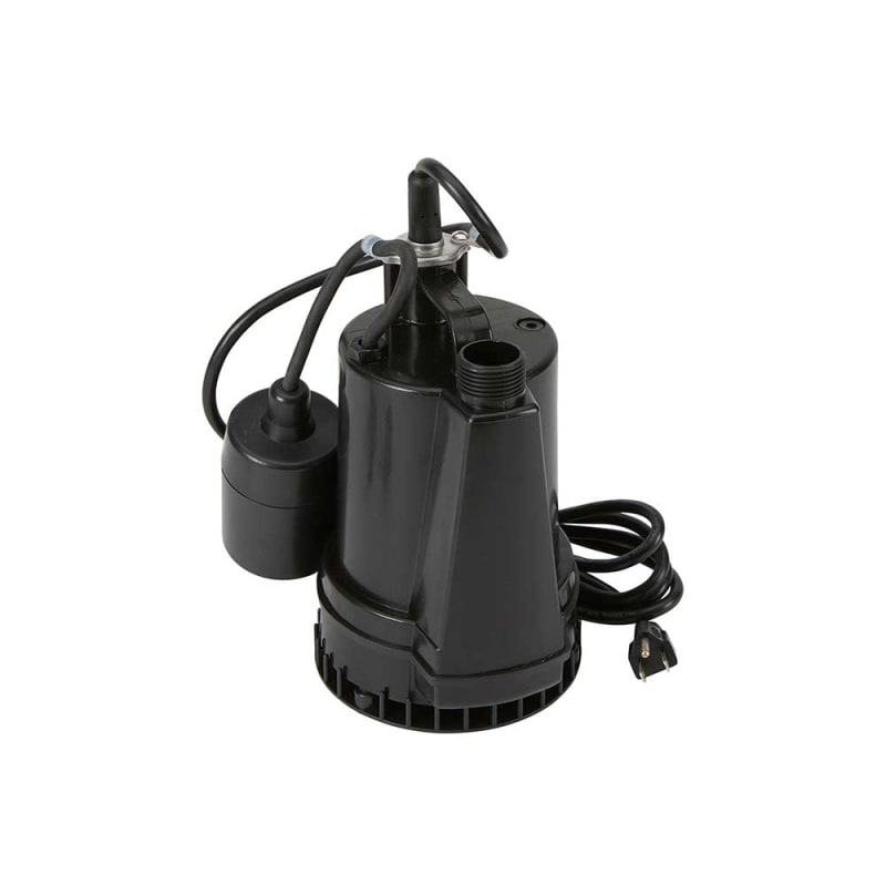 Ironton Submersible Pump W Float Switch Auto On Off 1268 Gph 1 8 Hp 1 In Port