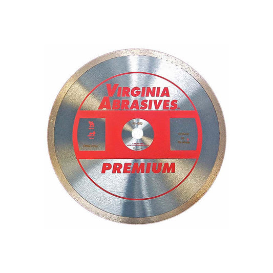 Virginia Abrasives Blade 10 In Premium Continous Rim Wet Granite Marble
