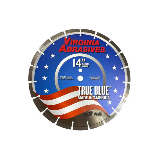 Virginia Abrasives Blade 14 In General Purpose Cured Concrete 14 X 125 X 1 20Mm