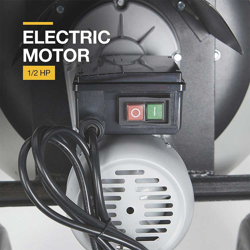 Klutch Cement Mixer | Electric | Portable 3.5 Cu Ft