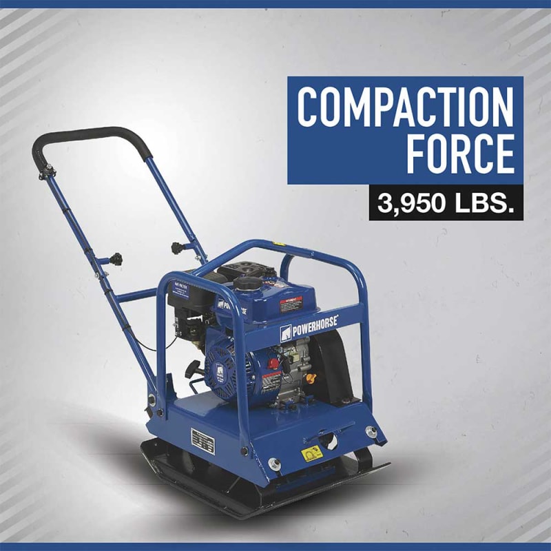 Powerhorse Plate Compactor Single Direction 212Cc