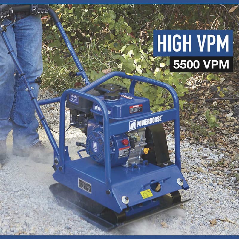 Powerhorse Plate Compactor Single Direction 212Cc