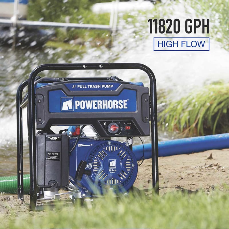 Powerhorse Trash Pump Extended Run 3 In 197 Gpm