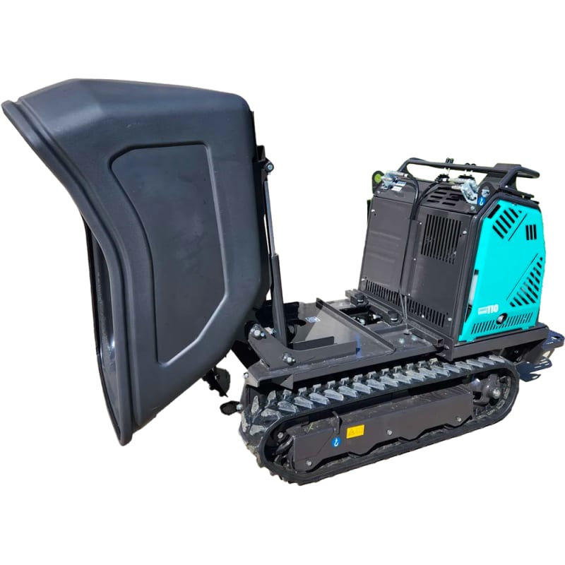 Tracker 1624 16 Cu Ft Swivel Dump Poly Bucket Tracked Concrete Buggy