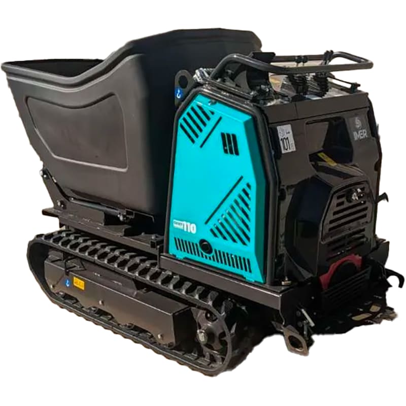 Tracker 1624 16 Cu Ft Swivel Dump Poly Bucket Tracked Concrete Buggy