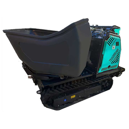 Tracker 1624 16 Cu Ft Swivel Dump Poly Bucket Tracked Concrete Buggy