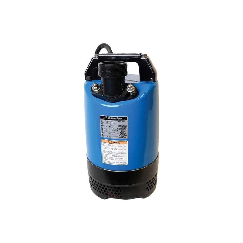 Tsurumi Submersible Pump 1 Hp 2 In 50 Ft Cable