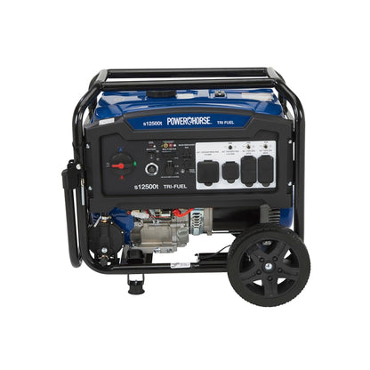 Powerhorse Generator 12500 Surge Watt Tri Fuel Electric Start