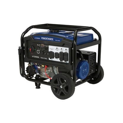 Powerhorse Generator 12500 Surge Watt Tri Fuel Electric Start