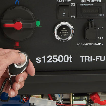 Powerhorse Generator 12500 Surge Watt Tri Fuel Electric Start