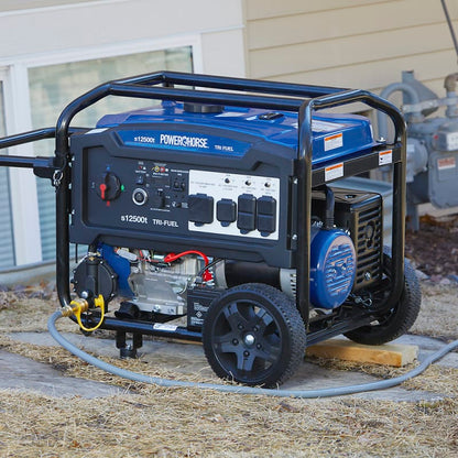 Powerhorse Generator 12500 Surge Watt Tri Fuel Electric Start