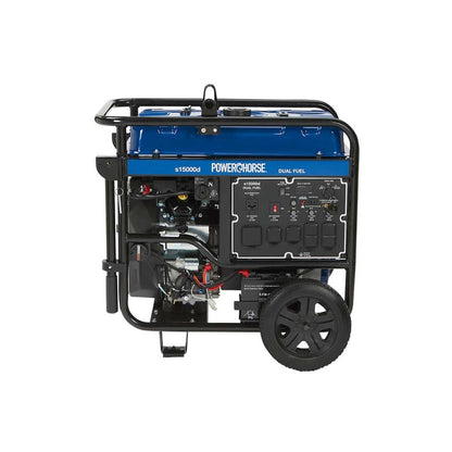 Powerhorse Generator 15000 Surge Watt Dual Fuel Electric Start