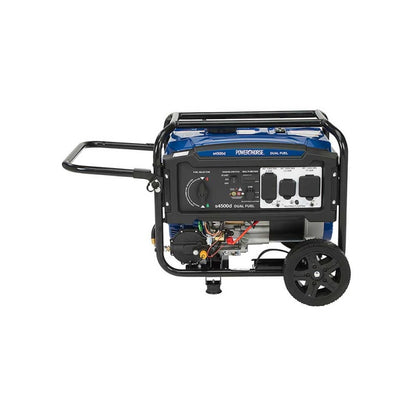Powerhorse Generator 4500 Surge Watt Dual Fuel Recoil Start