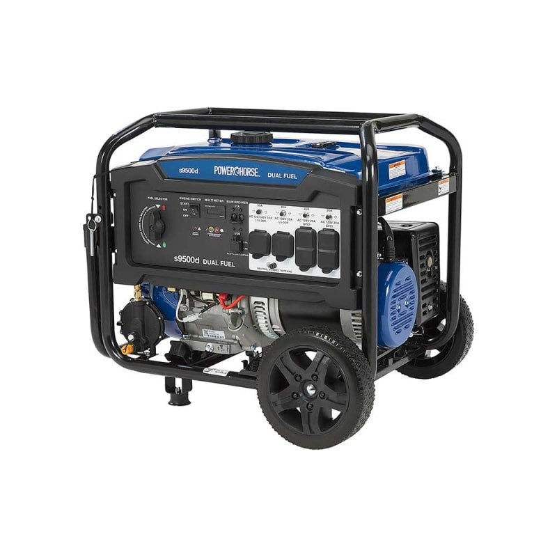 Powerhorse Generator 9500 Surge Watt Dual Fuel Electric Start