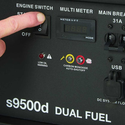 Powerhorse Generator 9500 Surge Watt Dual Fuel Electric Start