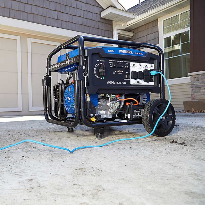Powerhorse Generator 9500 Surge Watt Dual Fuel Electric Start