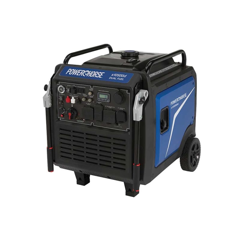 Powerhorse Inverter Generator 10500 Surge Watt Dual Fuel Electric Start