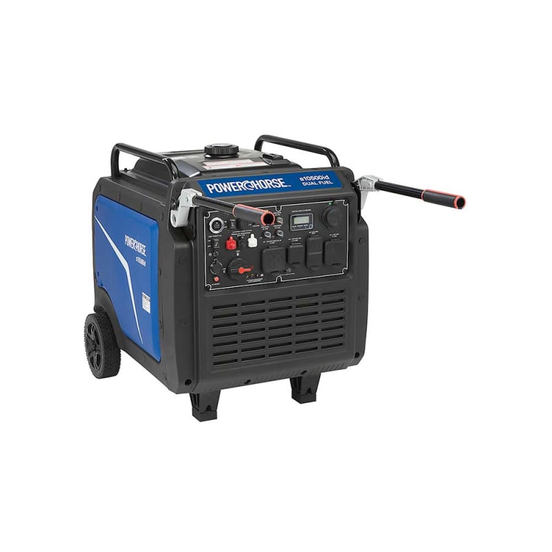 Powerhorse Inverter Generator 10500 Surge Watt Dual Fuel Electric Start
