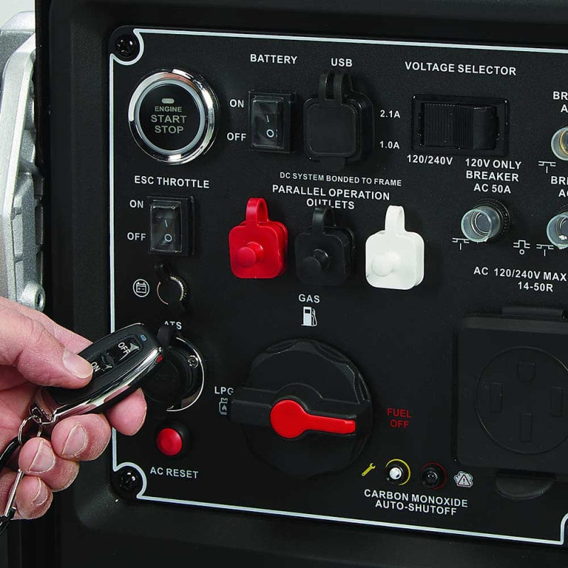 Powerhorse Inverter Generator 10500 Surge Watt Dual Fuel Electric Start