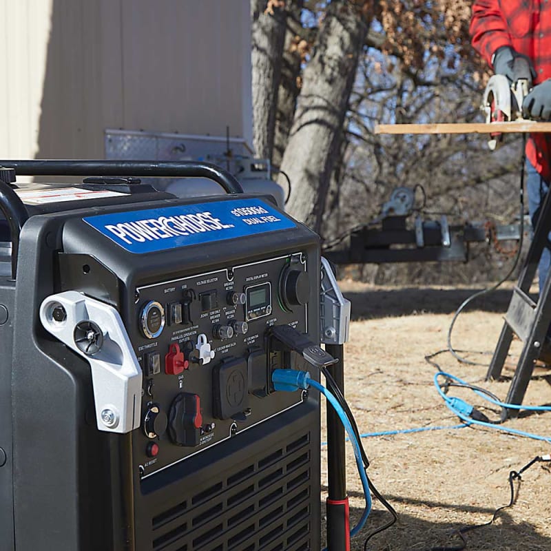 Powerhorse Inverter Generator 10500 Surge Watt Dual Fuel Electric Start