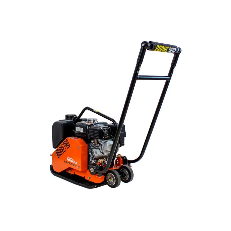 Brave Forward Plate Compactor 14 In Rubber Mat Tank And Wheel Kit Honda Gx160