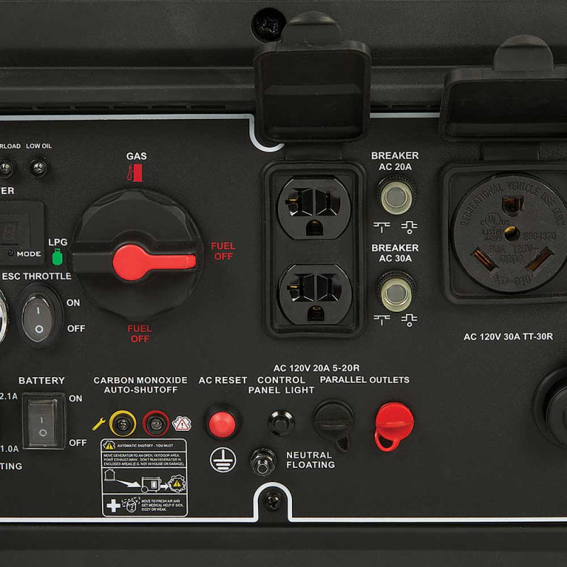 Powerhorse Inverter Generator 5000 Surge Watt Dual Fuel Electric Start