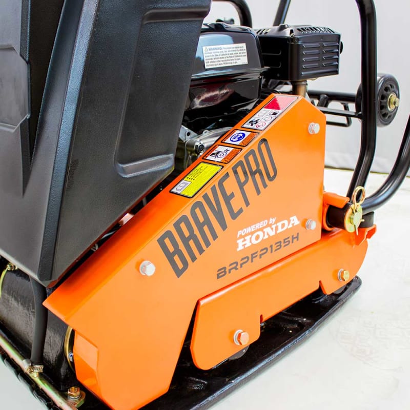 Brave Forward Plate Compactor 16 In Rubber Mat Tank And Wheel Kit Honda Gx160