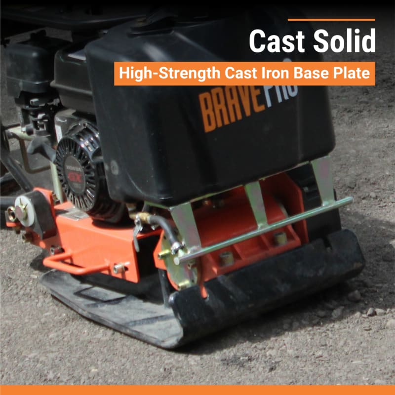 Brave Forward Plate Compactor 16 In Tank And Wheel Kit Honda Gx160