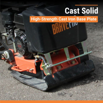 Brave Forward Plate Compactor 16 In Tank And Wheel Kit Honda Gx160
