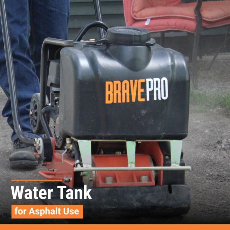 Brave Forward Plate Compactor 16 In Tank And Wheel Kit Honda Gx160