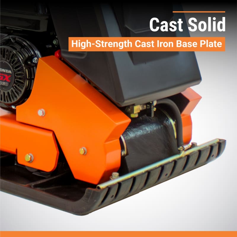 Brave Forward Plate Compactor 20 In Rubber Mat Tank And Wheel Kit Honda Gx160